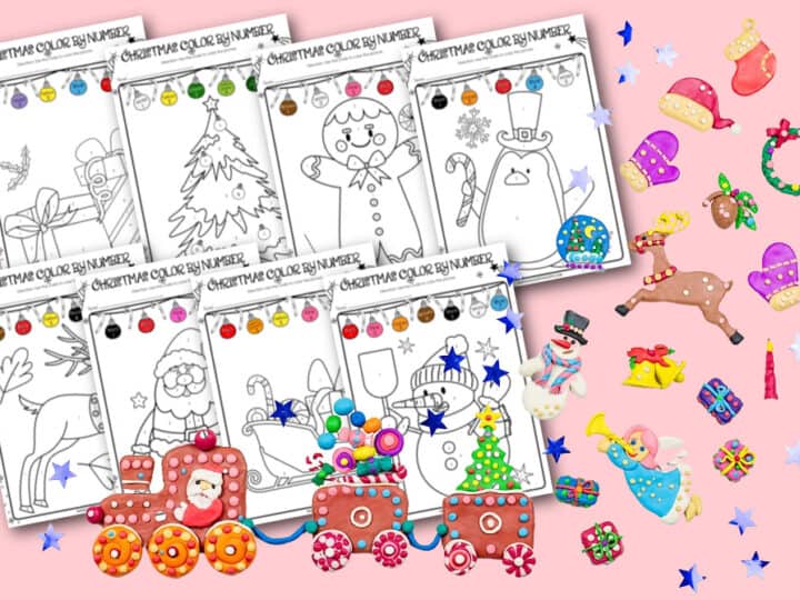 Christmas Color By Numbers For Kids
