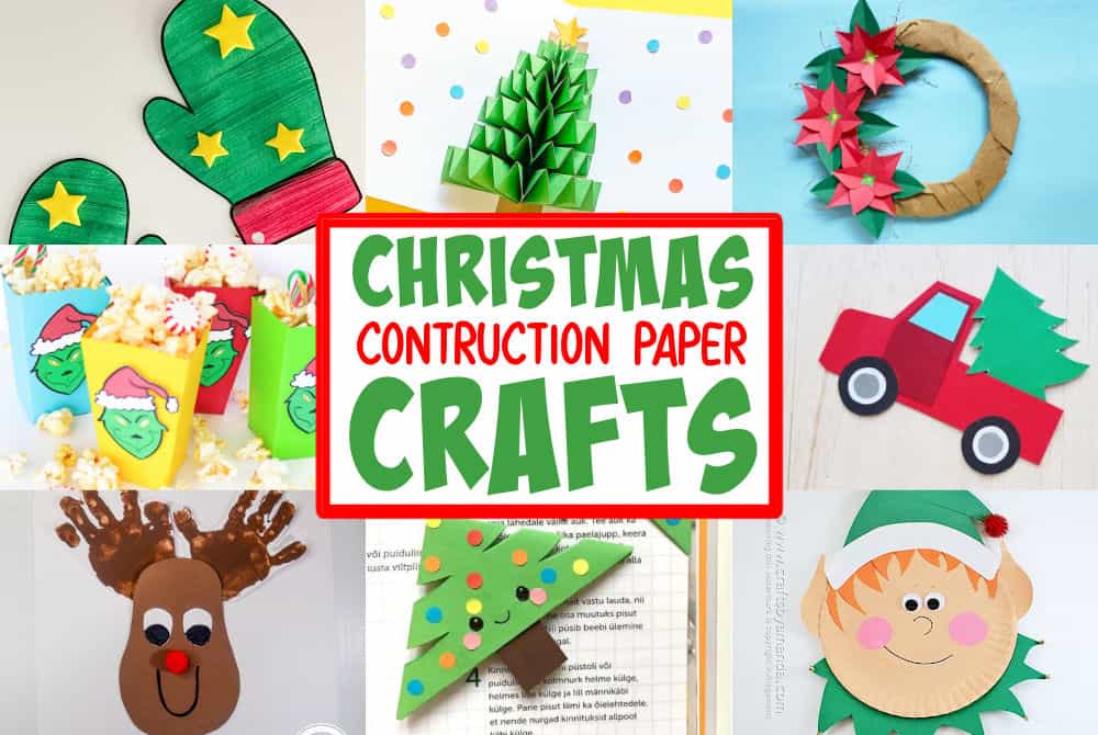 101+ Easy Construction Paper Crafts - Made with HAPPY