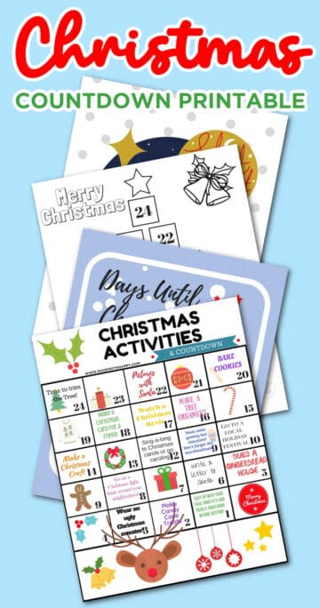 Christmas Countdown Printables to Get Excited for the Holiday