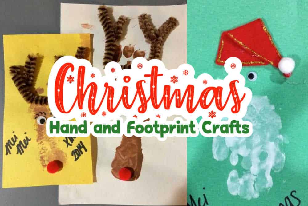 Christmas Hand and Footprint Crafts