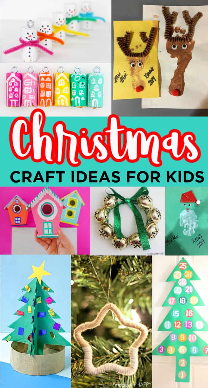 Christmas Craft Ideas For Kids - Made with HAPPY