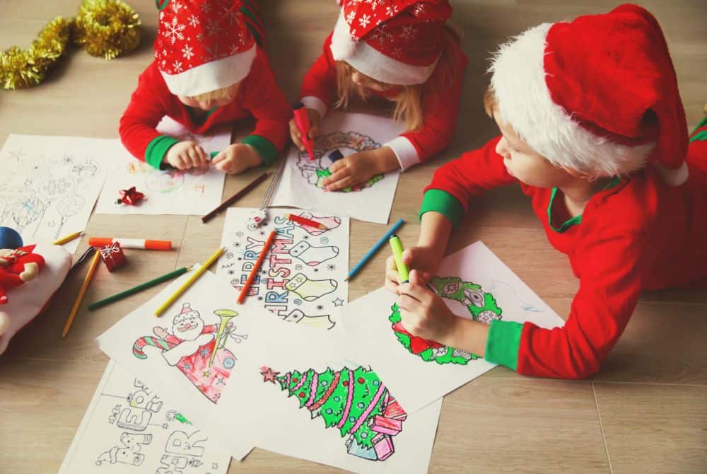Christmas Kids Coloring