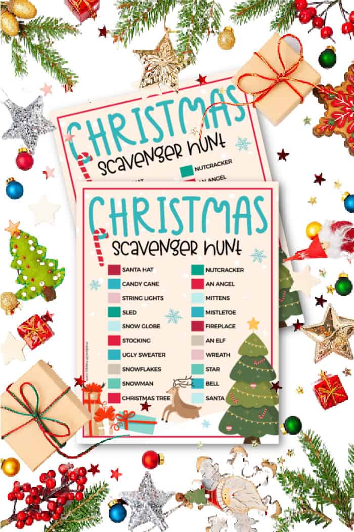 Free Printable Christmas Scavenger Hunt