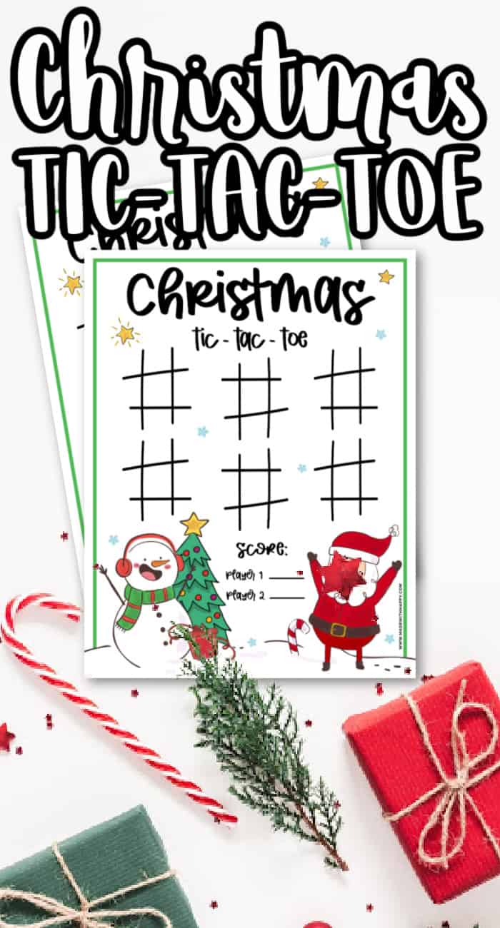 Christmas Tic Tac Toe Game Free Printable Christmas Games