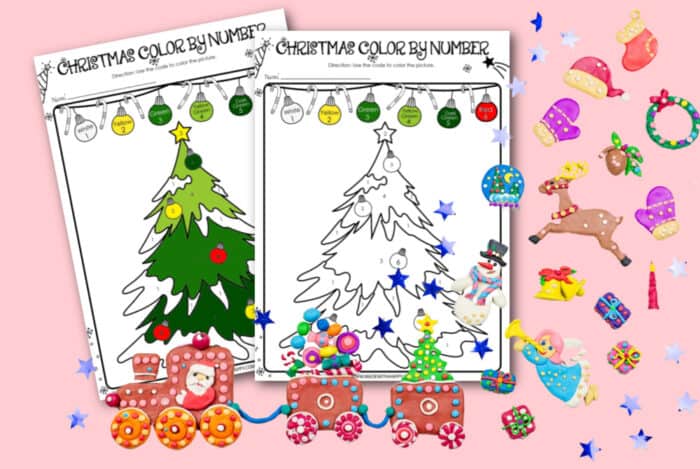 Christmas Tree Color By Number