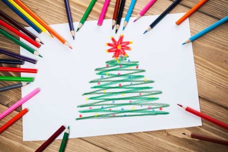 Merry Christmas Coloring Pages - Made with HAPPY