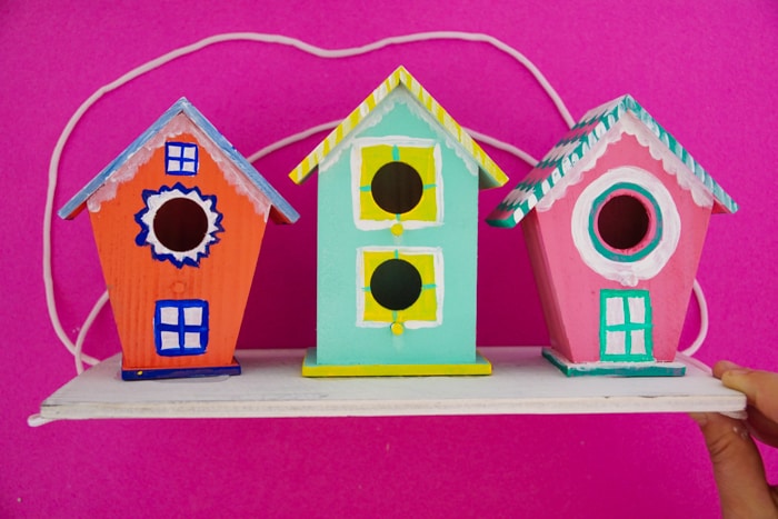 Mini Birdhouse Christmas Village Display