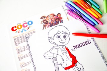 Disney's Coco Coloring Pages - Made with HAPPY