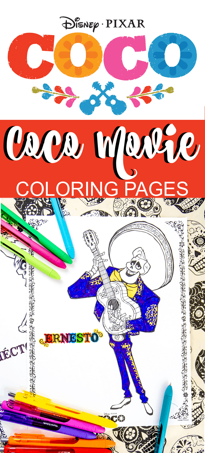 Disney Coco Movie Worksheets