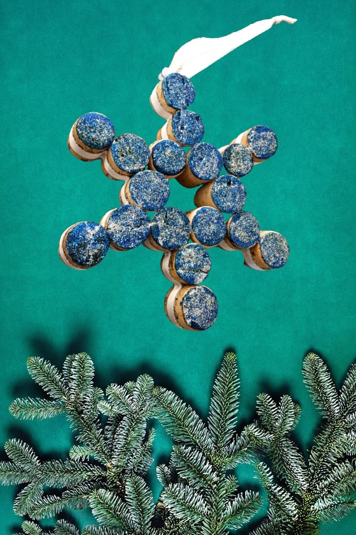 Blue Snowflake Ornament