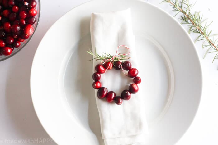 DIY Christmas Napkin Rings