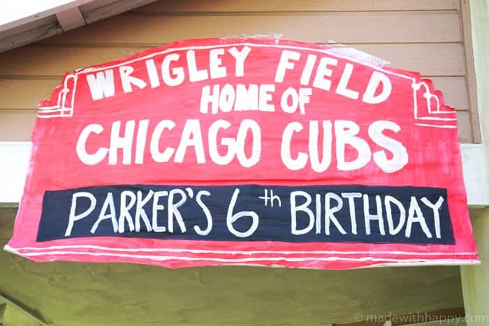 Cubs Birthday Party Kids Baseball Party Made With Happy