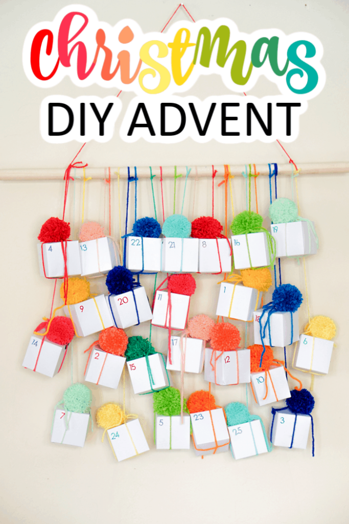 DIY Christmas Advent Calendar Made With HAPPY DIY Christmas Advent Calendar Made With HAPPY