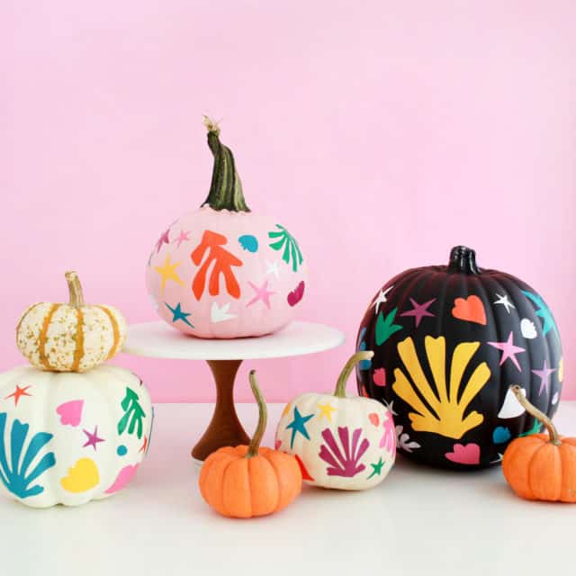 DIY Matisse Inspired Pumpkins