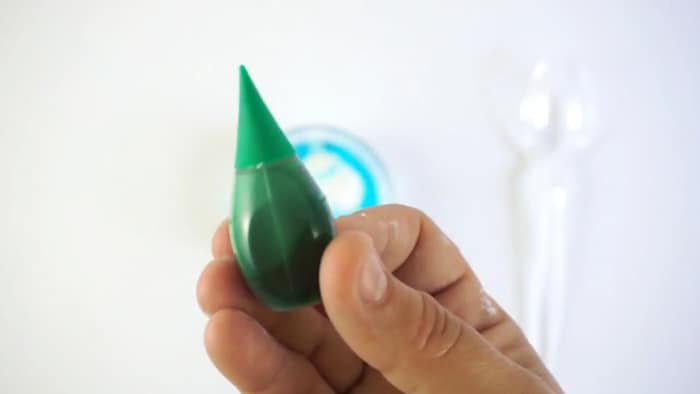 food coloring added to silly putty