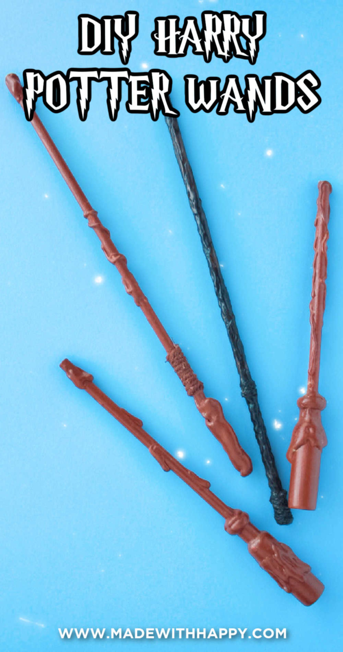 how to make harry potter wands out of paper