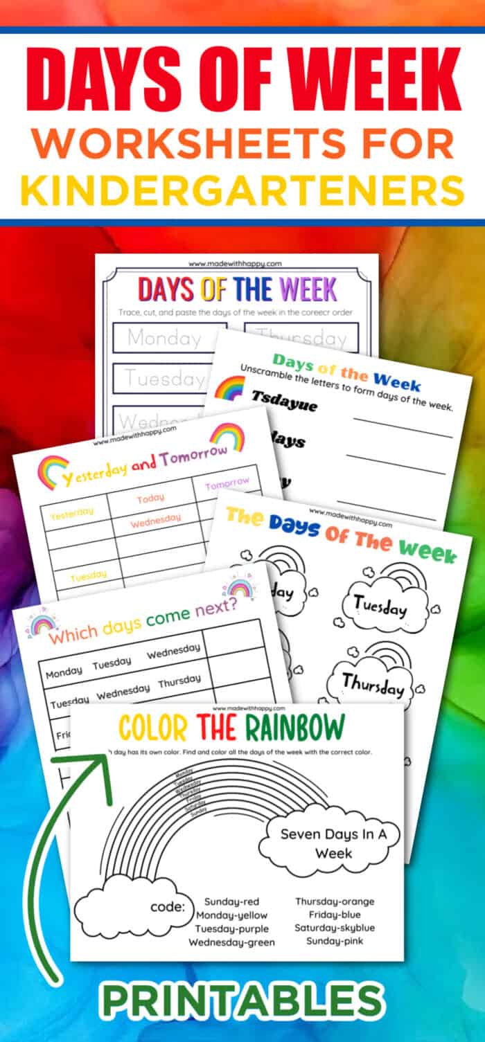Learning the days of the week