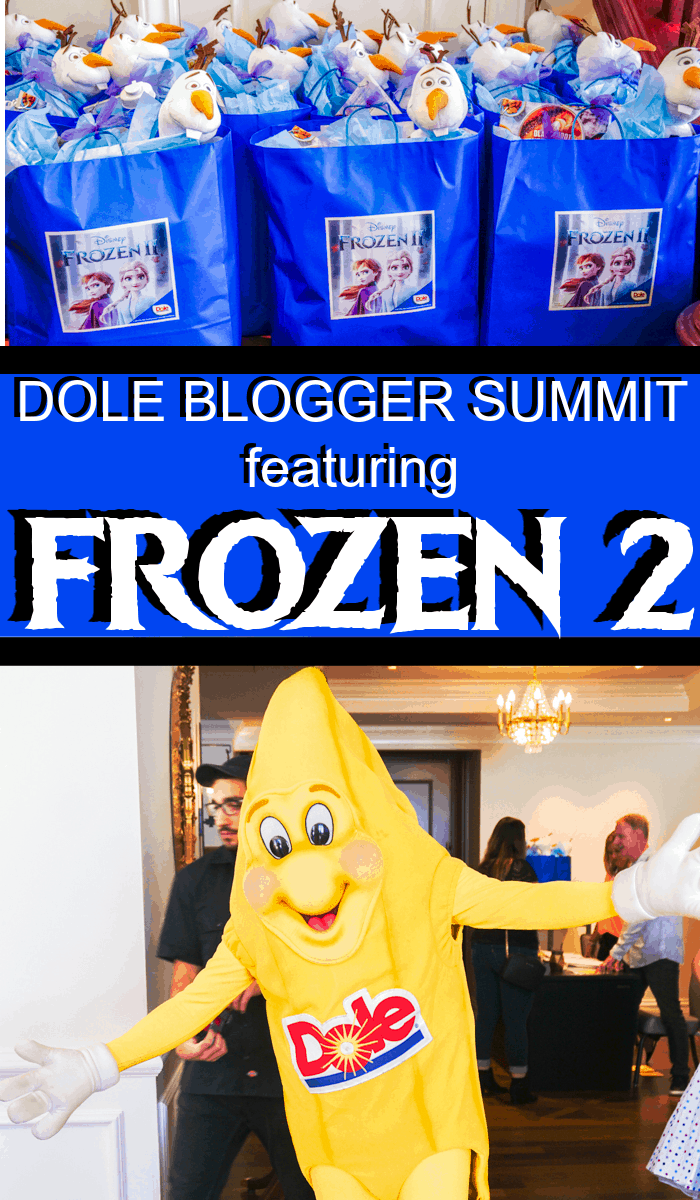Dole Fall Blogger Summit Featuring Disney’s Frozen 2. Frozen movie themed food ideas. Dole Recipe Ideas.