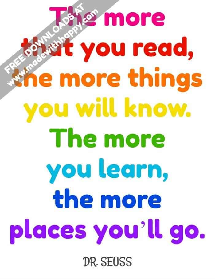 reading quotes for kids dr seuss