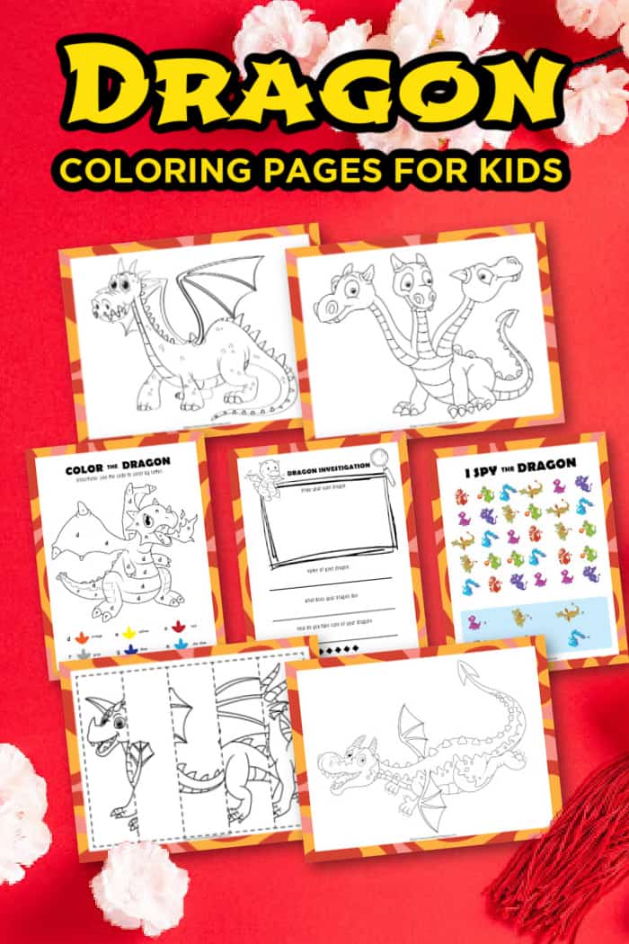 Dragon Coloring Pages For Kids