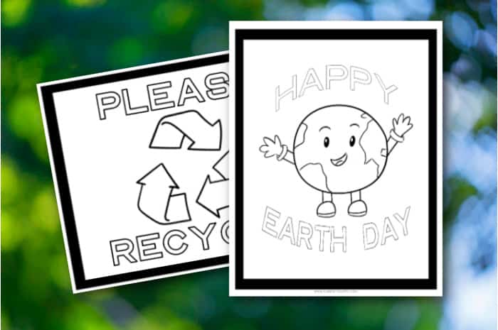 Printable Earth Day Coloring Sheets