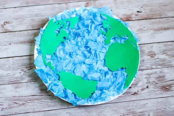 Paper Plate as Earth