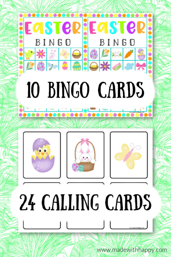 Easter Bingo Printables