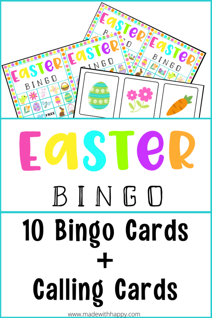 Easter Bingo Cards