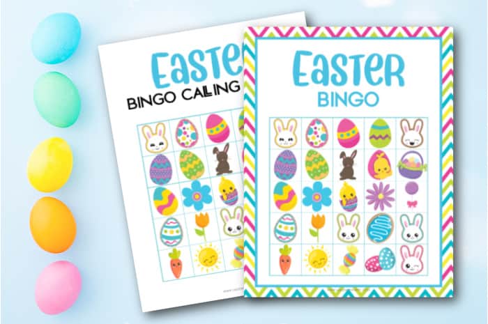 printable easter bingo game