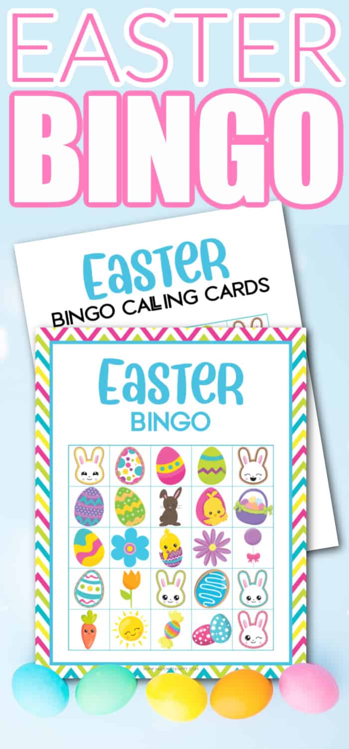 Easter Bingo Printable - Made with HAPPY - Free Family Easter Fun