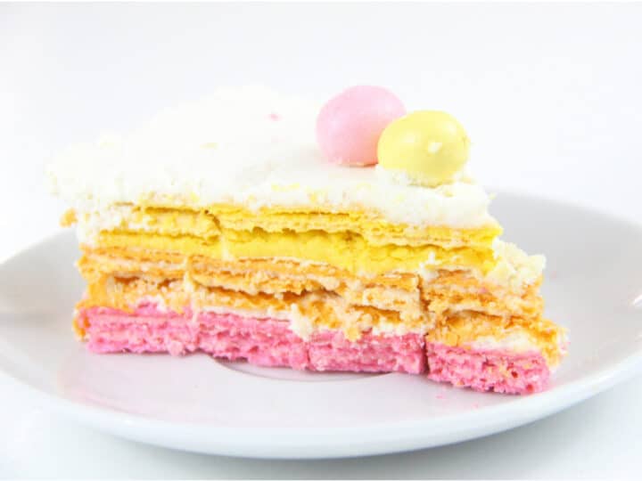 Easter ice Box Cake