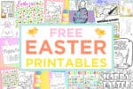 Free Easter Printables Coloring Pages and Activities for Kids