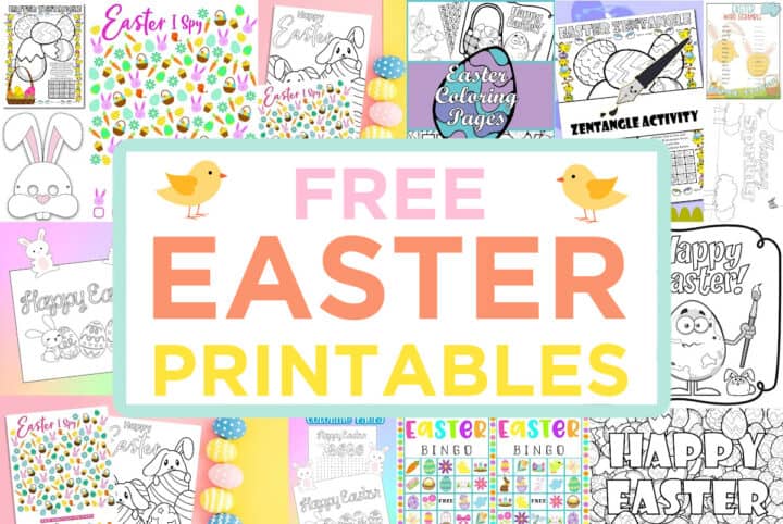 Free Easter Printables Coloring Pages and Activities for Kids