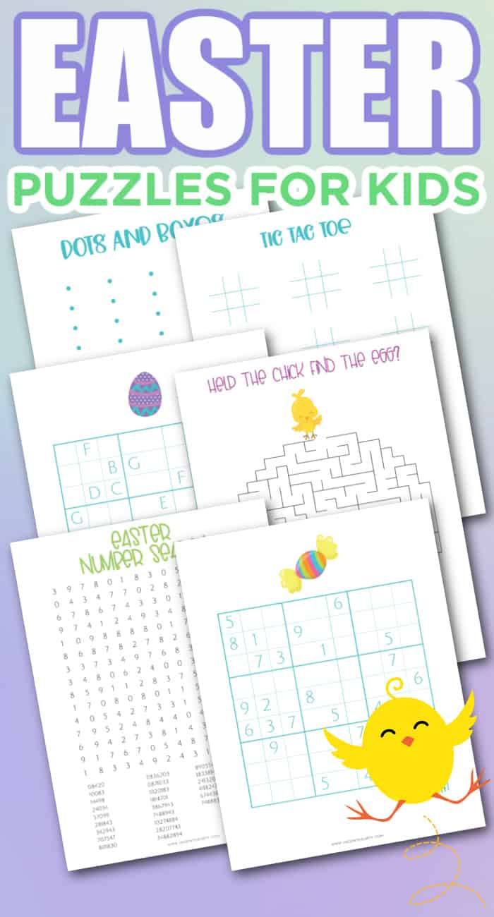 printable easter games puzzles