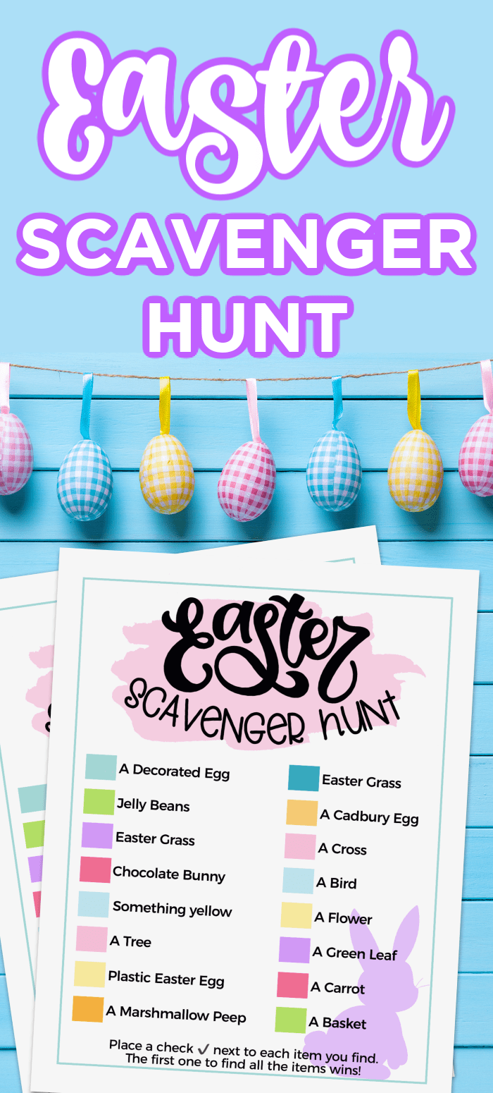 Printable Easter Scavenger Hunt
