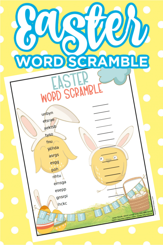 Easter Word Scramble