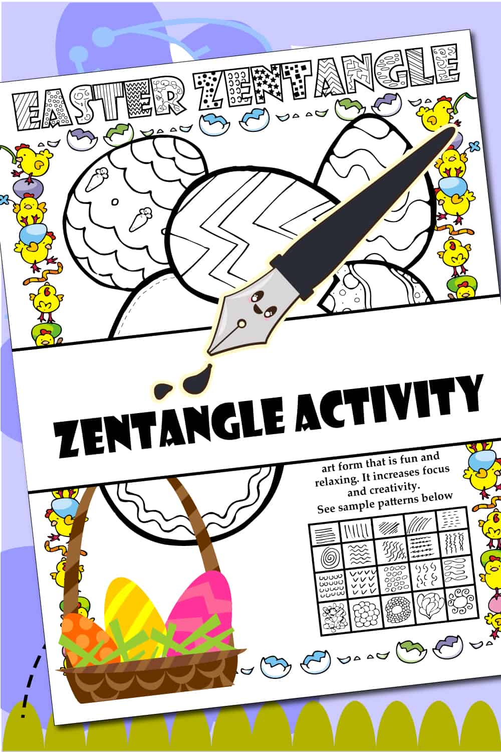 Easter Zentangle Activity