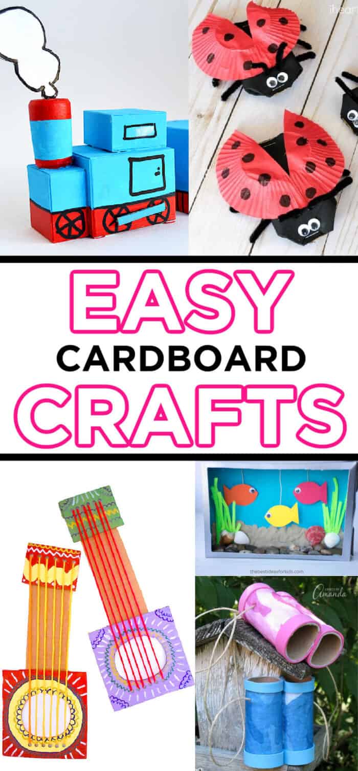 Crafts made out of cardboard