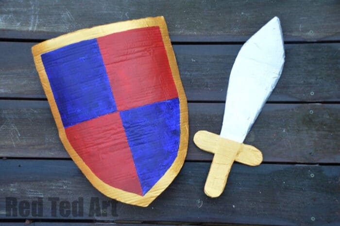 Homemade Knights Shield