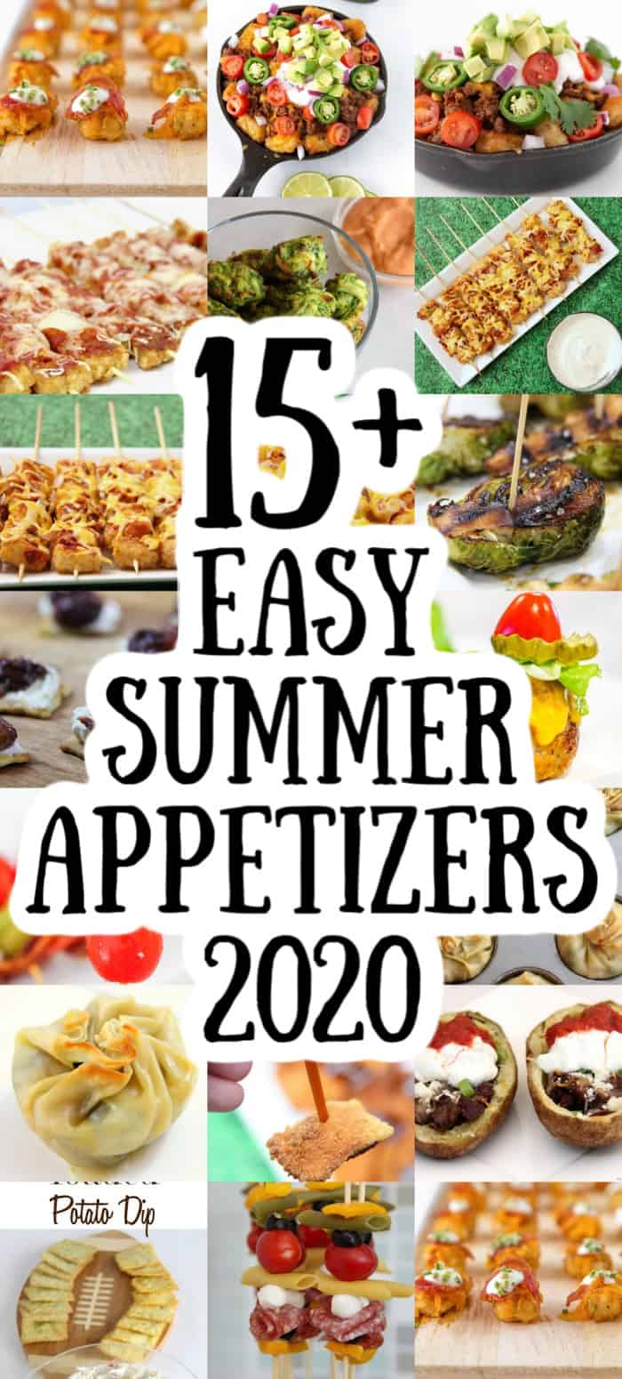 Easy Summer Appetizers of 2020 - Made with HAPPY