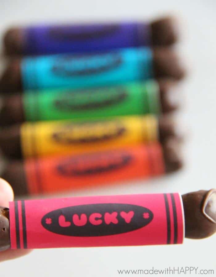 Rainbow DIY Edible Crayons Recipe Made with HAPPY