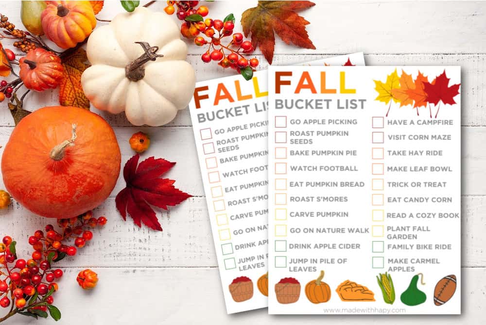 Fall Bucket List