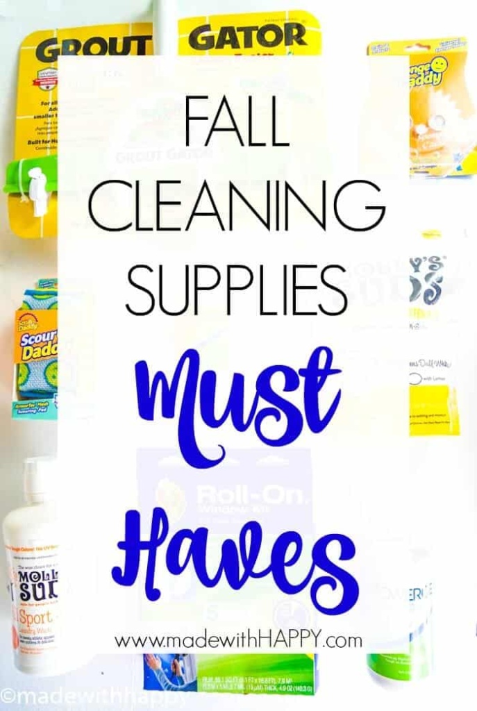 Fall Cleaning Must Haves