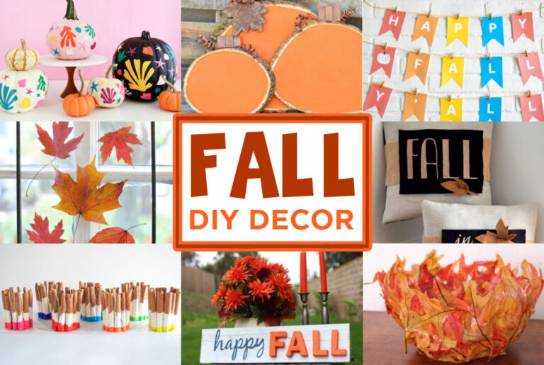 31+ Fall DIY Decor Projects Made with HAPPY