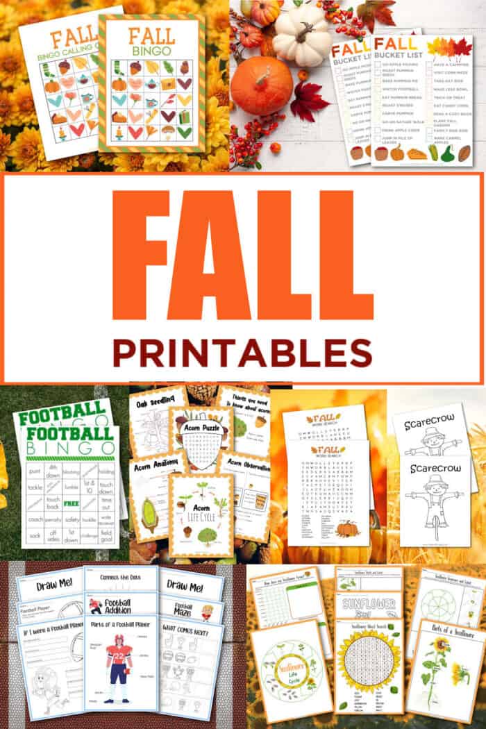 Free Fall Printables