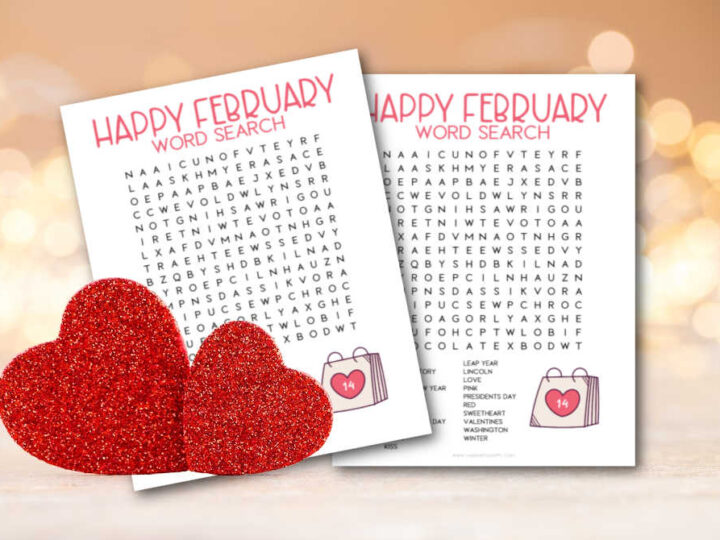 february word search
