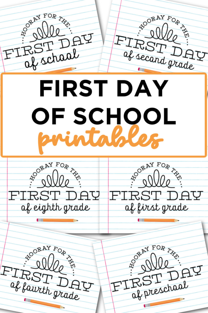 printable first day