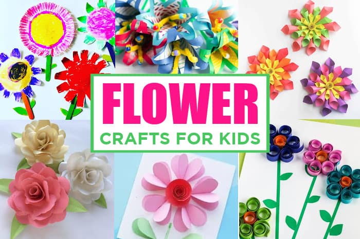 Flower Crafts full of paper plates flowers, beautiful bouquets made of plastic spoons and fresh flowers