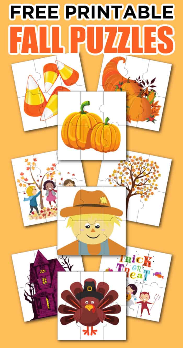 free printable fall puzzles