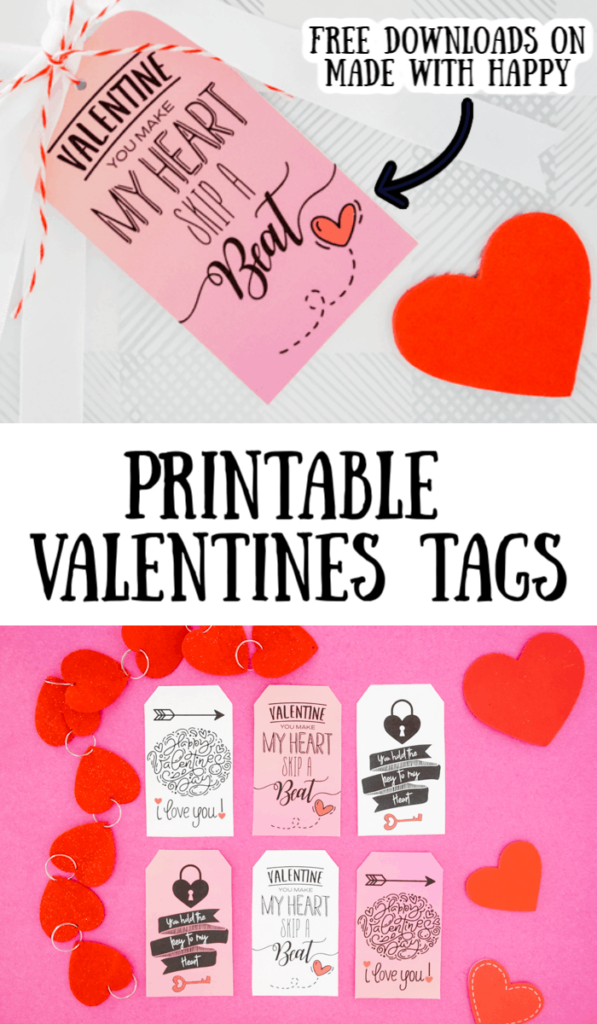 Printable Valentines Tags